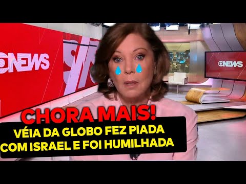 Véia da Globonews vai ser DEMITIDA após fazer piada com Israel e obrigada a pedir DESCULPA ao vivo!