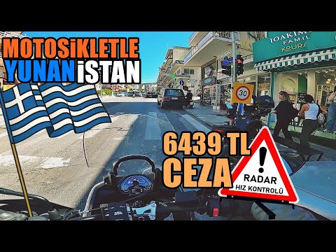 MOTOSİKLETLE YUNANİSTAN TURU | 6439 TL CEZA YEDİK!