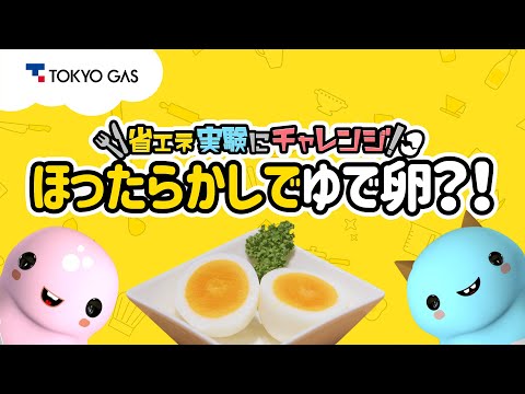 【省エネ実験】ほったらかしでゆで卵？！