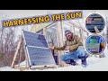 Solar Power Setup in Greenhouse