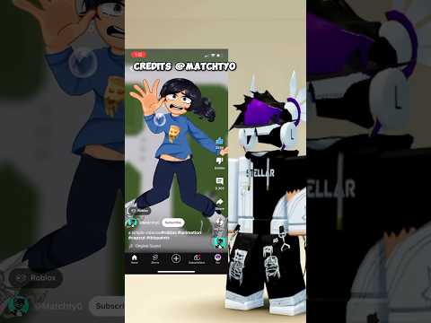 Recreating Roblox Trends pt.1 @Matchty0#roblox#shorts#funny#recreating#trends