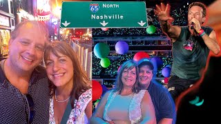 Nashville Travel Vlog | Coldplay Concert