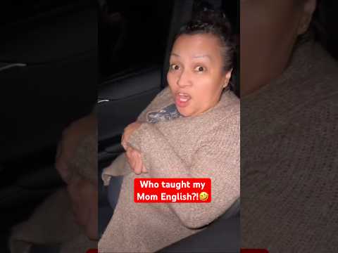 Her English is getting better🤣#shorts