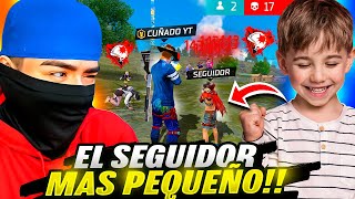 JUGUE con MI SEGUIDOR MÁS PEQUEÑO DEL CANAL Y OCURRIO ESTO!