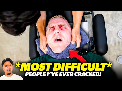 *MOST CHALLENGING* SPINES I'VE EVER CRACKED! 😱 | Asmr Chiropractic Crunchy Back Pain | Dr Tubio