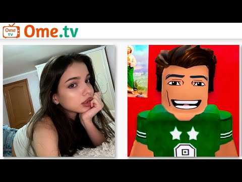 Ligando chicas en OmeTv con skin de Roblox