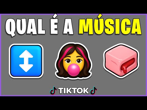 😱 ADIVINHE A MÚSICA DO TIKTOK COM EMOJIS 🤔 COMPLETE A MÚSICA - DANCE SE SOUBER #quiz