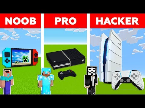 Minecraft Battle: NOOB vs PRO vs HACKER: NEW PlayStation 5 in Minecraft! / Animation