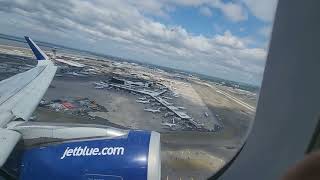 JetBlue Airways Airbus A321 Taking off from New York JFK to San Juan SJU