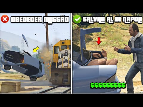 AS ESCOLHAS OCULTAS QUE MUDAM AS MISSÕES EM GTA 5!