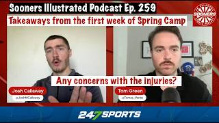 Takeaways from the first week of Oklahoma spring camp + Any concern with the injuries? | SIP Ep. 259