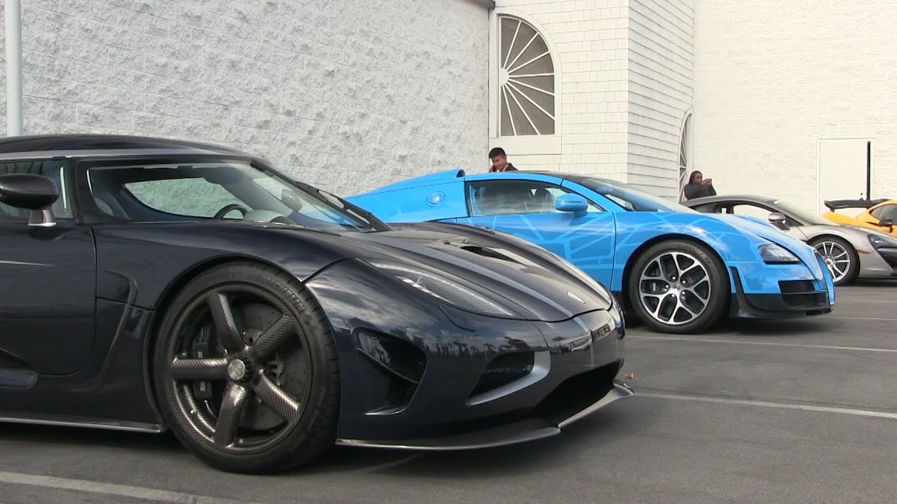 Orange County Supercars: Koenigsegg Agera R, Bugatti Veyron, McLaren P1