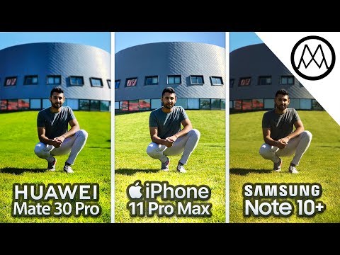 (ENGLISH) Huawei Mate 30 Pro vs iPhone 11 Pro Max vs Samsung Note 10 Plus Camera Test Comparison!