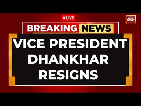 Breaking News: Vice President Jagdeep Dhankhar Resigns On Health Grounds | India Today