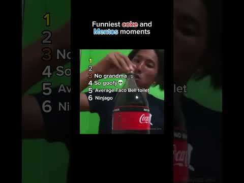 Funniest coke and mentos moments #funny #moments #memes #ranked #cokeandmentos #clips #shorts