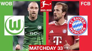 🔴 LIVE: VFL WOLFSBURG VS FC BAYERN MÜNCHEN - BUNDESLIGA 2025/2026