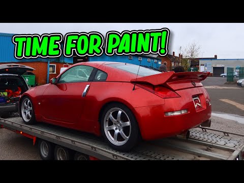 350z Gets a full Respray!