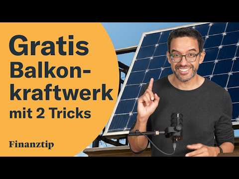 Balkonkraftwerk kostenlos oder sehr günstig: 2 Legale Tricks | Solar 2025