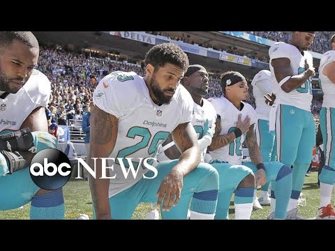 National Anthem Protests Grow at NFL Games