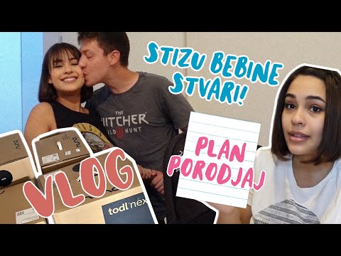 STIZE NAM STVARI ZA BEBU, SPREMAMO SOBICU | VLOG 2 DANA SA NAMA @jenniimartin