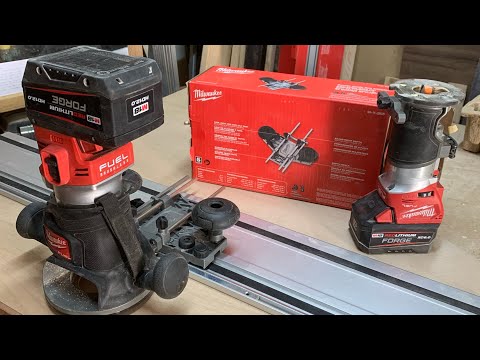 Adaptador para riel para usar routers Milwaukee