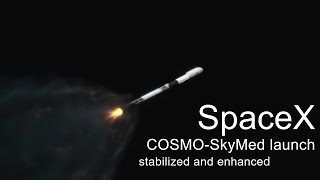 COSMO-SkyMed Tracking Footage [stabilized | enhanced]