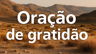 ORAÇÃO DE GRATIDÃO