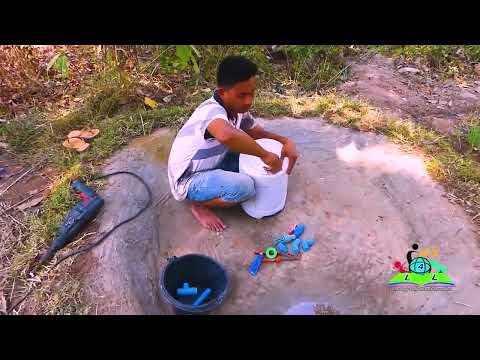 Amazing idea to make free energy water pump from lake without electricity, DIY water idea for farm