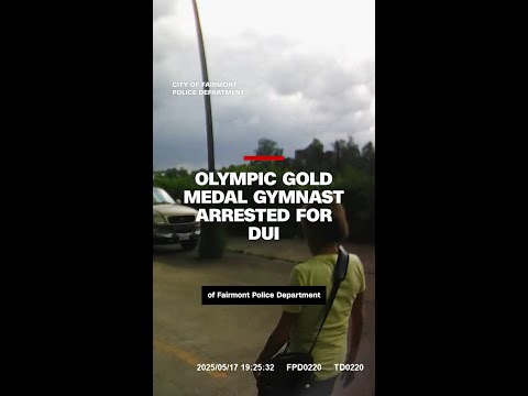 Video: Bodycam footage shows Olympic gold medal gymnast arrested for DUI