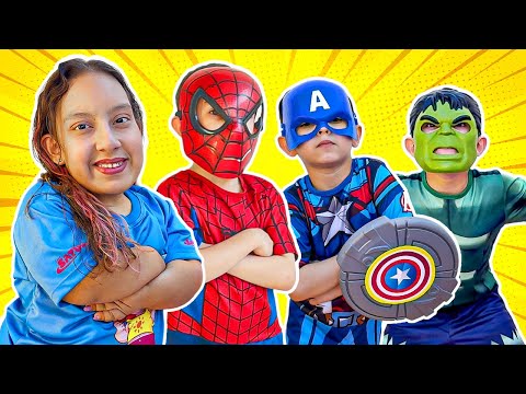 MC Divertida e JP Brincam com Super Heróis e Ajudam sua Amiga