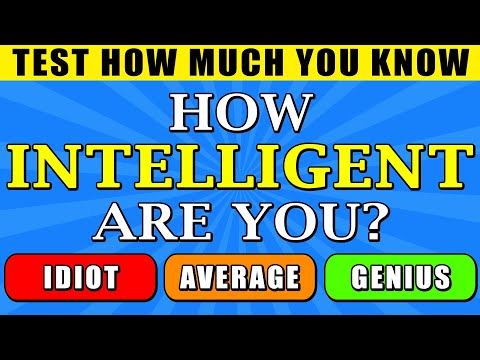 How Intelligent Are You? Only A Sharp Brain Can Pass This Quiz! | Ultimate Trivia Quiz Round 81