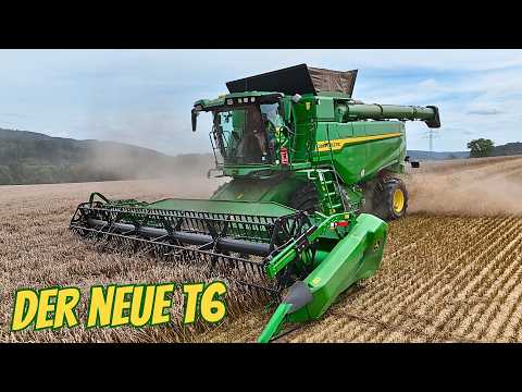 Ich fahre den neuen John Deere T6