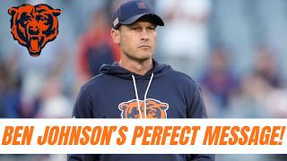 Ben Johnson Delivers the PERFECT Message For The Bears For Next Season! 👀