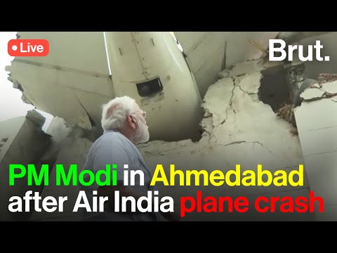 LIVE | PM Modi in Ahmedabad a day after the Air India flight AI171 crash