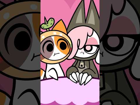 Sitting side by side, cute or tricky? #animation