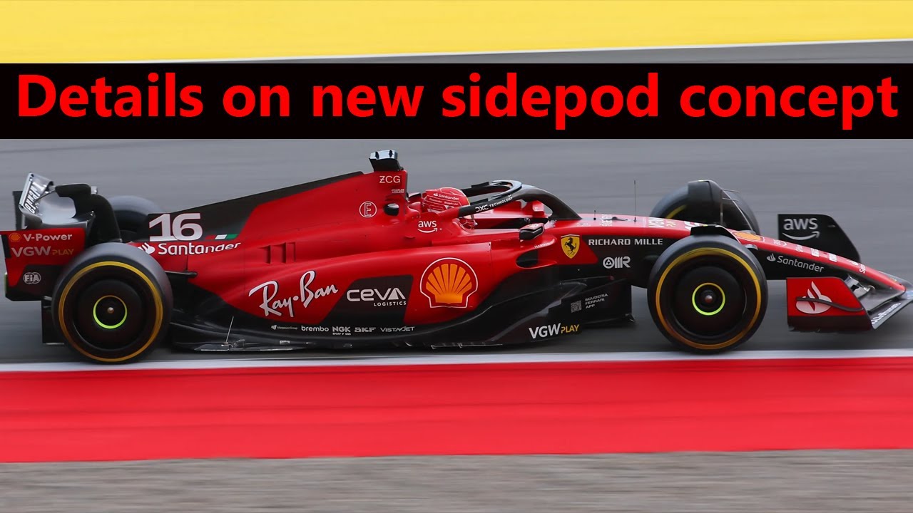Explained 2024 Ferrari F1 sidepods will not have tubs of Aston Martin