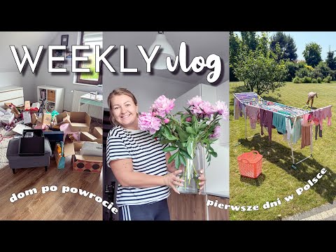 WRÓCILIŚMY DO POLSKI! ⭐ OGARNIAMY DOM PO PÓŁROCZNEJ NIEOBECNOŚCI ⭐ PIERWSZE ZAKUPY ⭐ WEEKLY VLOG