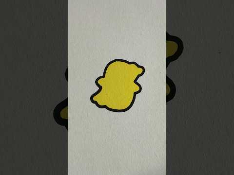 New logo idea for Snapchat 🔥😻 #penthomize #art #drawing #satisfying #snapchat #logodesign