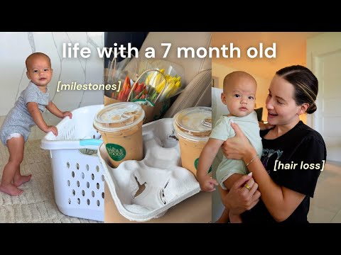 FIRST TIME MOM VLOG 🍼 postpartum hair loss, fender bender, pulling to stand, sunday reset!