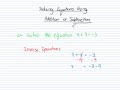 Solving Equations with Addition and Subtraction Techniques