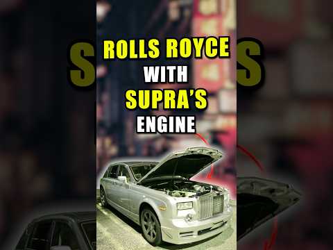 Rolls Royce with Supra’s engine #shorts #car #automobile