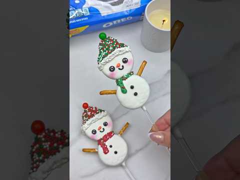 Christmas Treats #christmas #holidayseason #christmascookies #cookies #chocolate #snowman #xmas