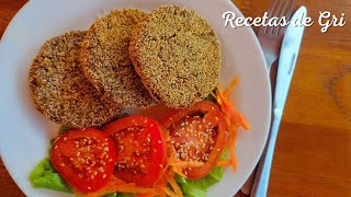 Receta con Lentejas 💪Nutritiva, Económica y Fácil - Hamburguesas de Lentejas de Recetas de Gri