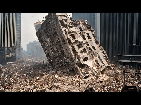 Now in  Taiwan! Thousands of buildings collapsed in a moment from a powerful earthquake