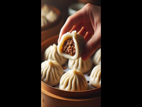 Công thức bánh bao xá xíu #dumplings #shortsfood