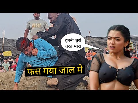 लिटा लिटा कर मारा पहलवान को जावेद गनी का जलूस निकला पूरे दंगल में आज// JavedGani Ko Pel Diya 😯👱‍♀️.?