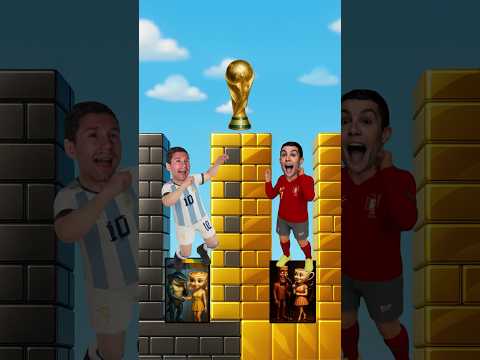 Ronaldo 🐐 vs Messi 🪄 Ultimate Brainrot Dance Challenge! 🔥🕺 #shorts