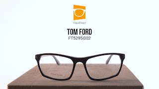 Tom Ford FT5295 002 Glasses Matte Black Shiny Black | VisionDirect Australia