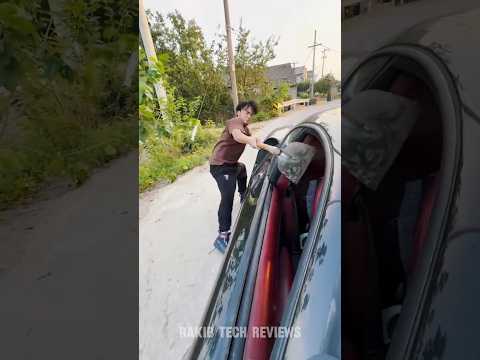 I didn't park my car properly when I went to weed #Sannong #wildboy #overtake run #shorts