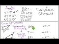 Congruent Triangles Concepts and Properties